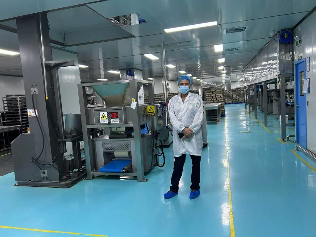 Hygiene-controlled production floor