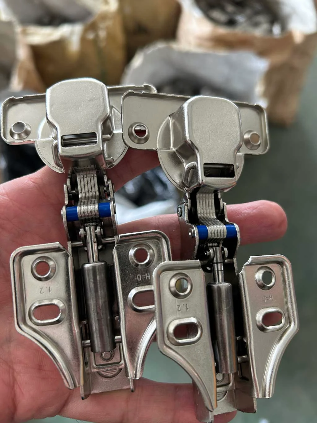 Furniture hinges and fittings
