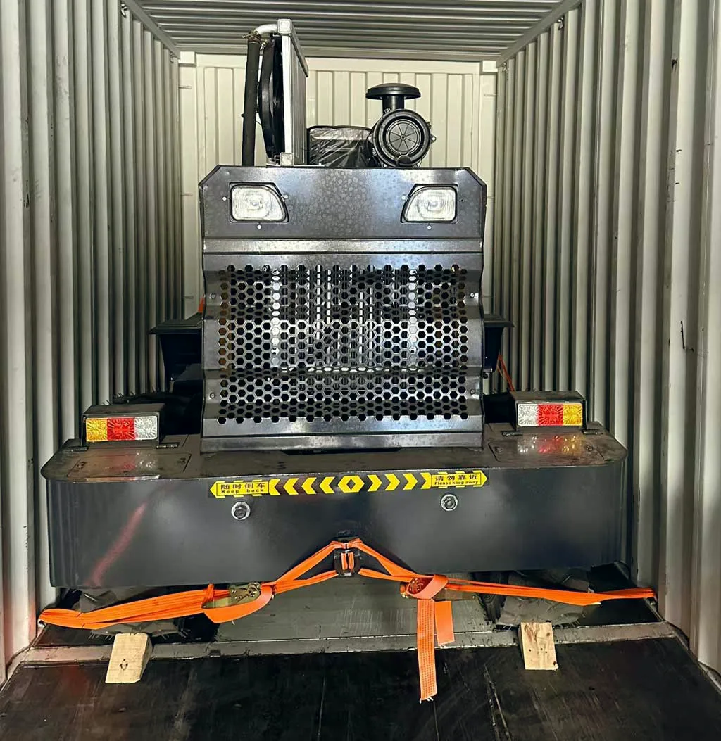 Machine ready for shipment