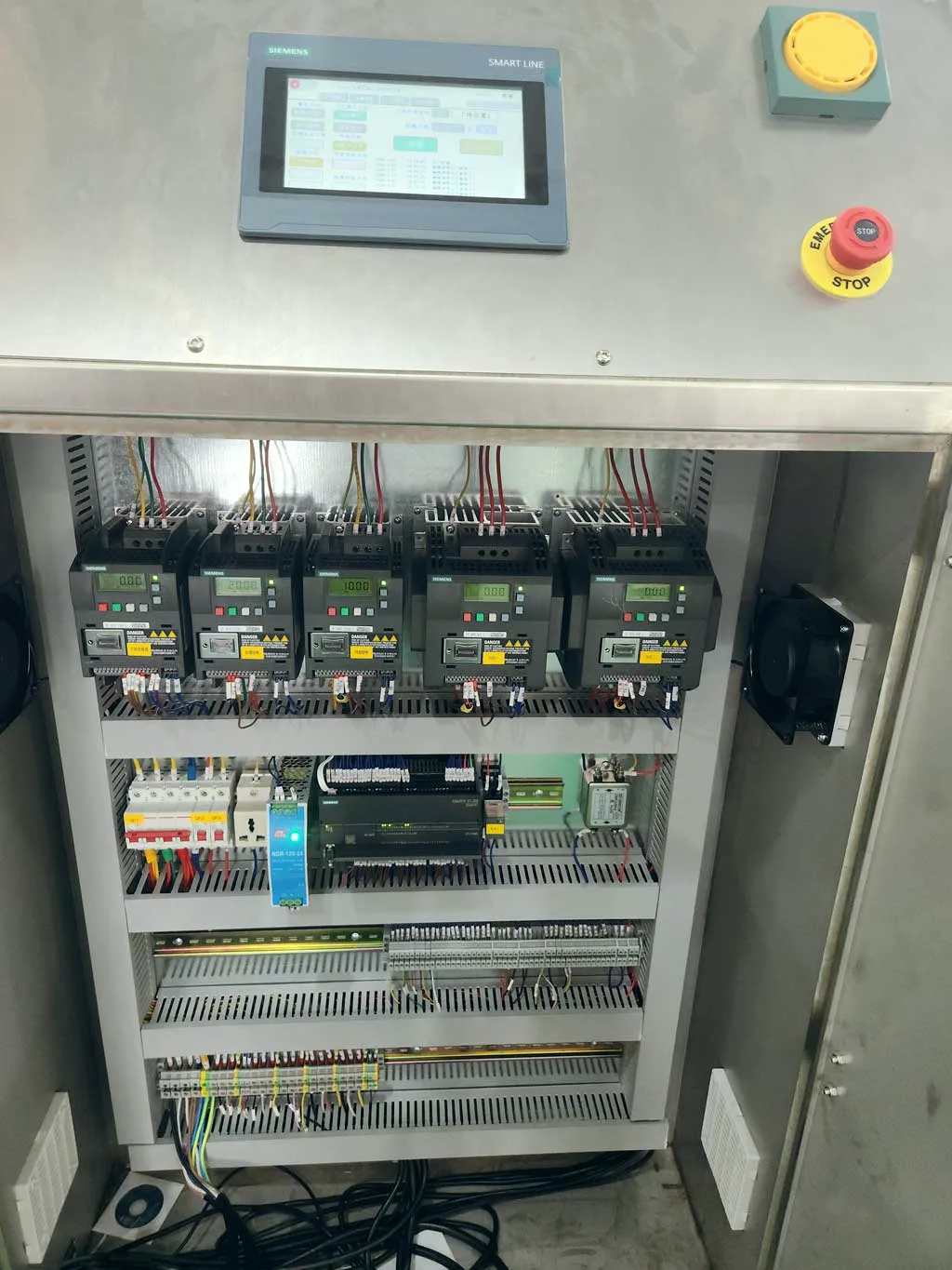 Control cabinet check