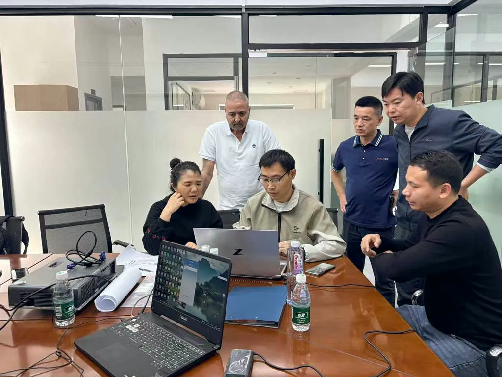 Reviewing plans with partners