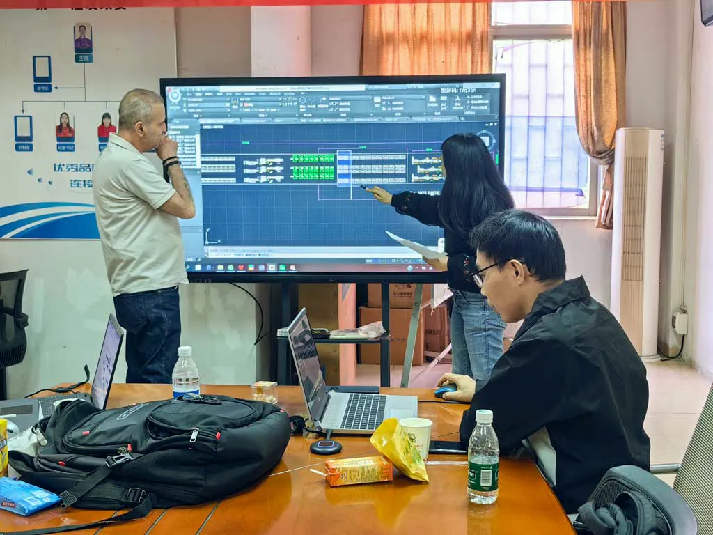 Layout presentation with the supplier